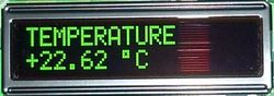 Индикация температуры