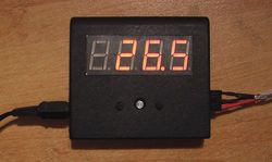 Простой цифровой термометр-термостат на PIC16F628