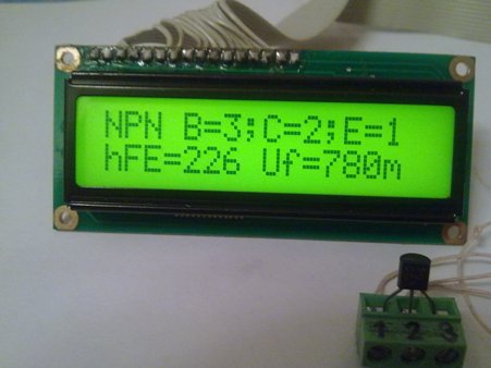 Тестирование транзистора NPN