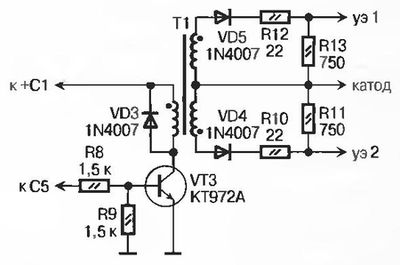 Рис. 2 Регулятор тока сварочного аппарата - схема