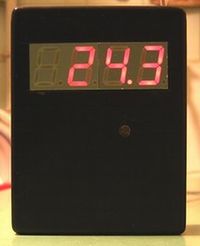 Термометр на PIC16F628 + TC77