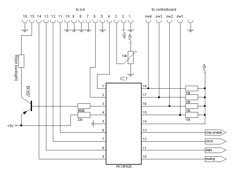 Радиопередатчик на микроконтроллере - схема